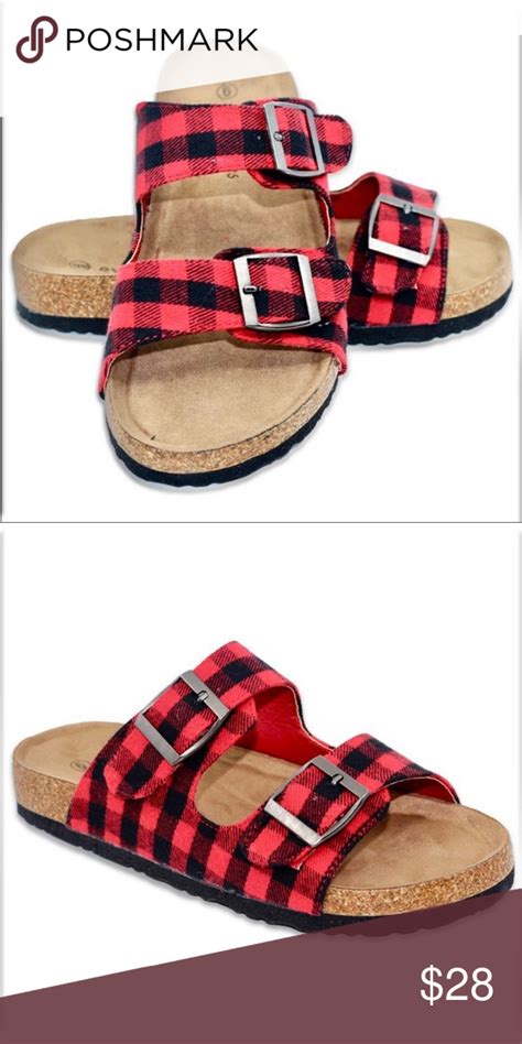 flannel sandals for women.